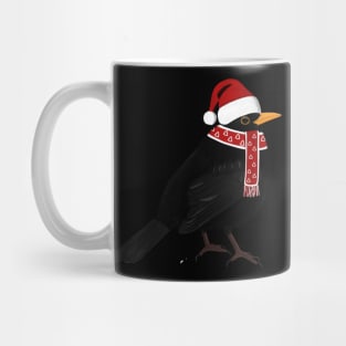 Blackbird Bird Watching Birding Ornithologist Christmas Gift Mug